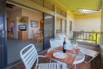 Large, private covered protected lanai with ocean views for days